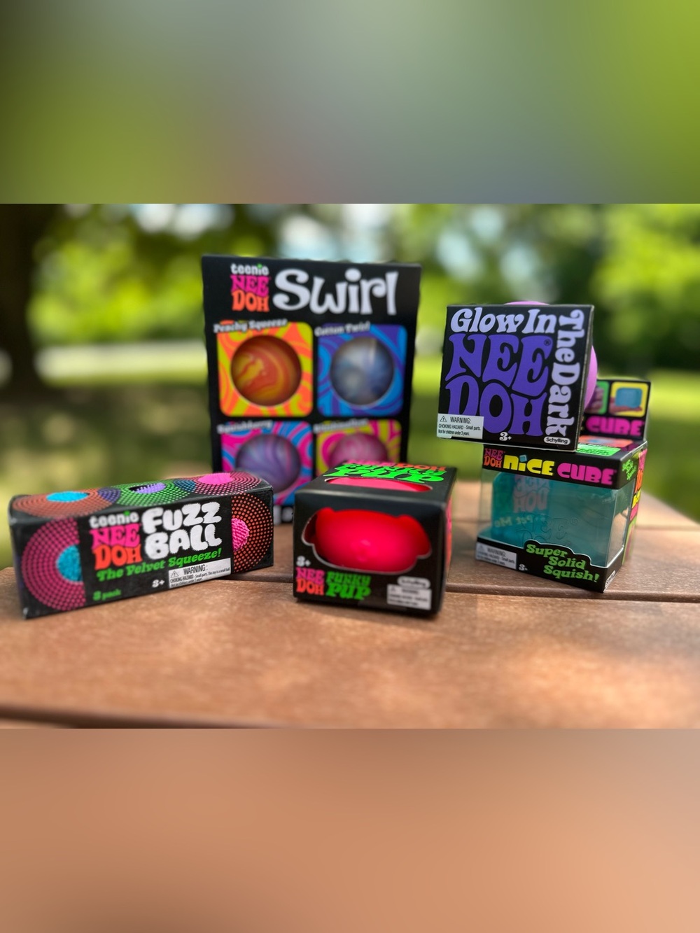 NEW Lot of 4 Authentic Needoh Viral Squishies Sensory Squish Toys